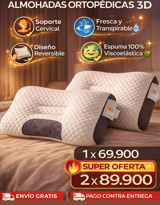 Almohada Ortopédica 3D